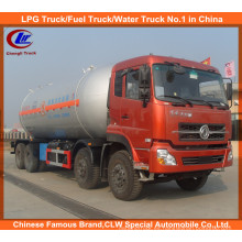 Venta directa de fábrica Dongfeng 8 * 4 camión cisterna de GLP